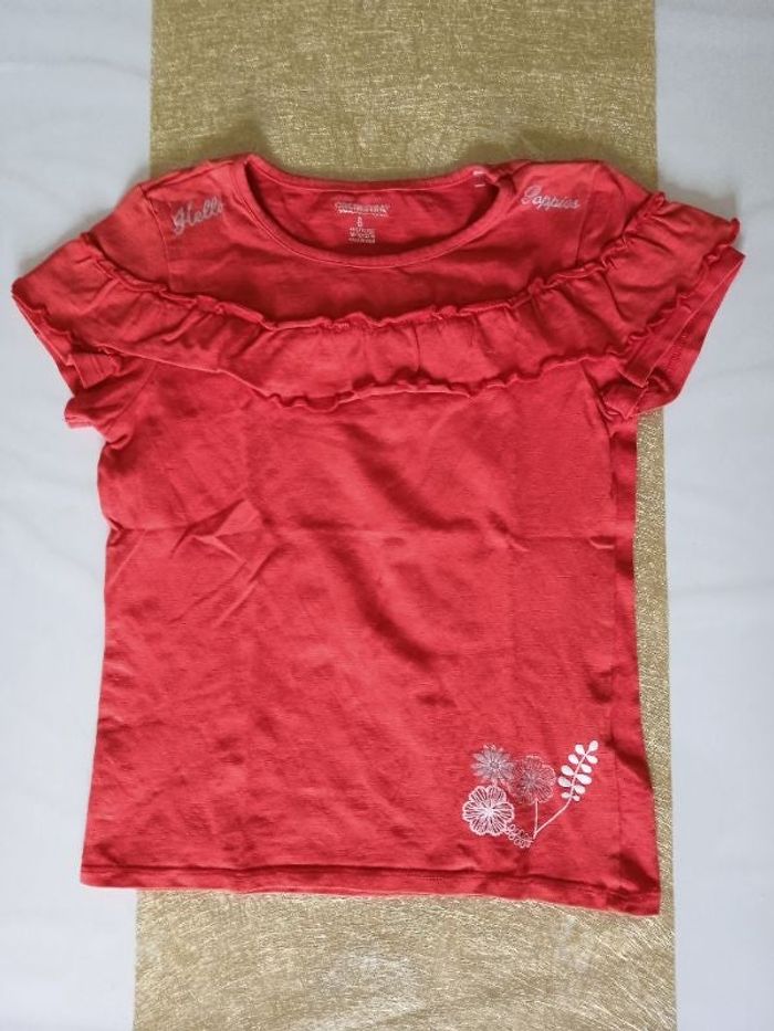 T-shirt rouge Orchestra 8 ans