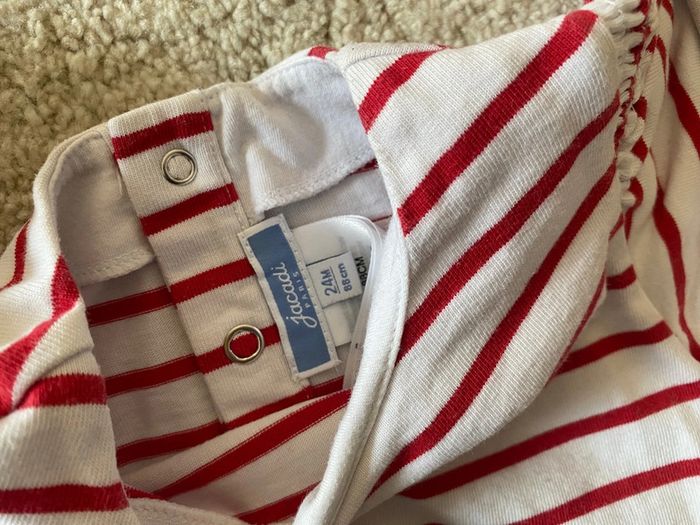 Top manches volanté rayé Jacadi 🌻 - photo numéro 2