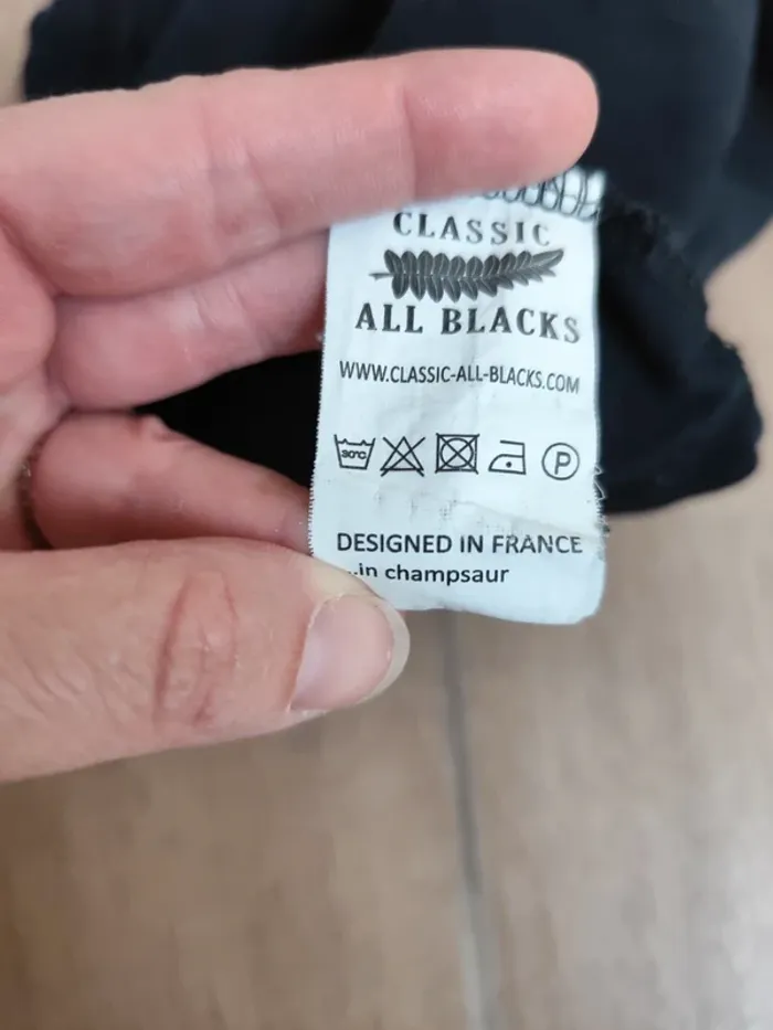 Tee-shirt classic all blacks noir 4 ans - photo numéro 4