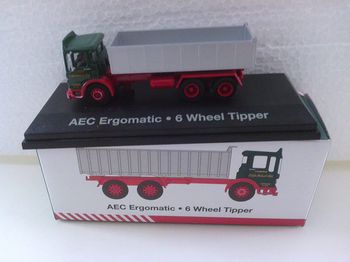 ATLAS 4649104 CAMION AEC Ergomatic 6 wheel Tipper Stobart, 1/76