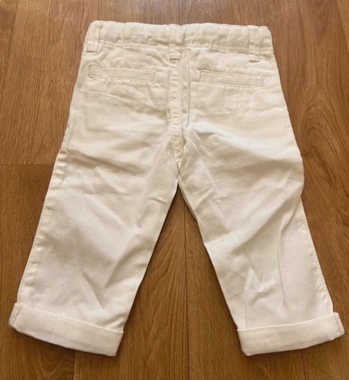 Pantalon blanc mixte 6M - photo numéro 2