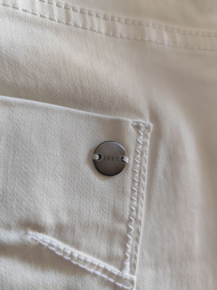 Pantalon T38 blanc IKKS - photo numéro 2