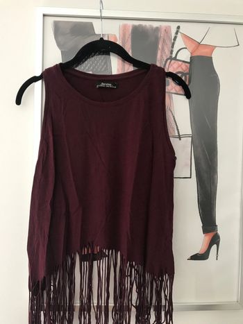 Top court franges Bershka M