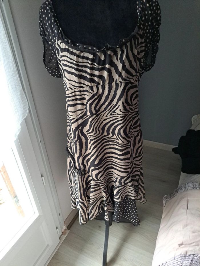 robe marron voile - photo numéro 2