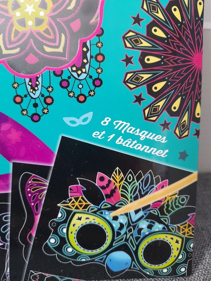 Loisirs créatifs : Mes créations Masques à gratter Neuf Grund - photo numéro 10