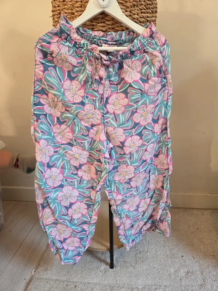 Pantalon fleuri Du Pareil au même 6 ans
