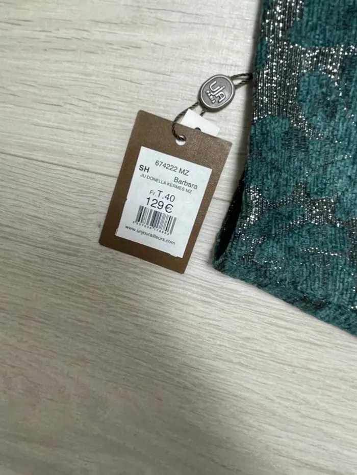 Skirt flowers Jupe Un Jour Ailleurs neuve avec étiquette NWT Womens FR 40 - photo numéro 3