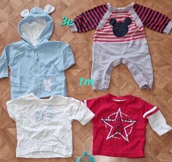 Lot vêtements 1mois