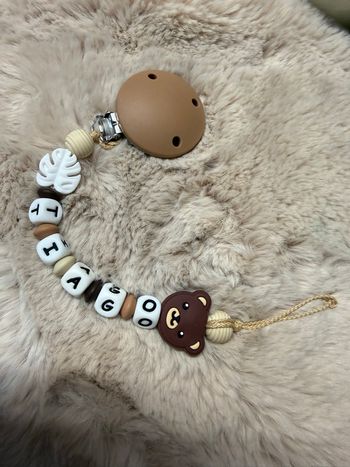 Attache tétine ourson