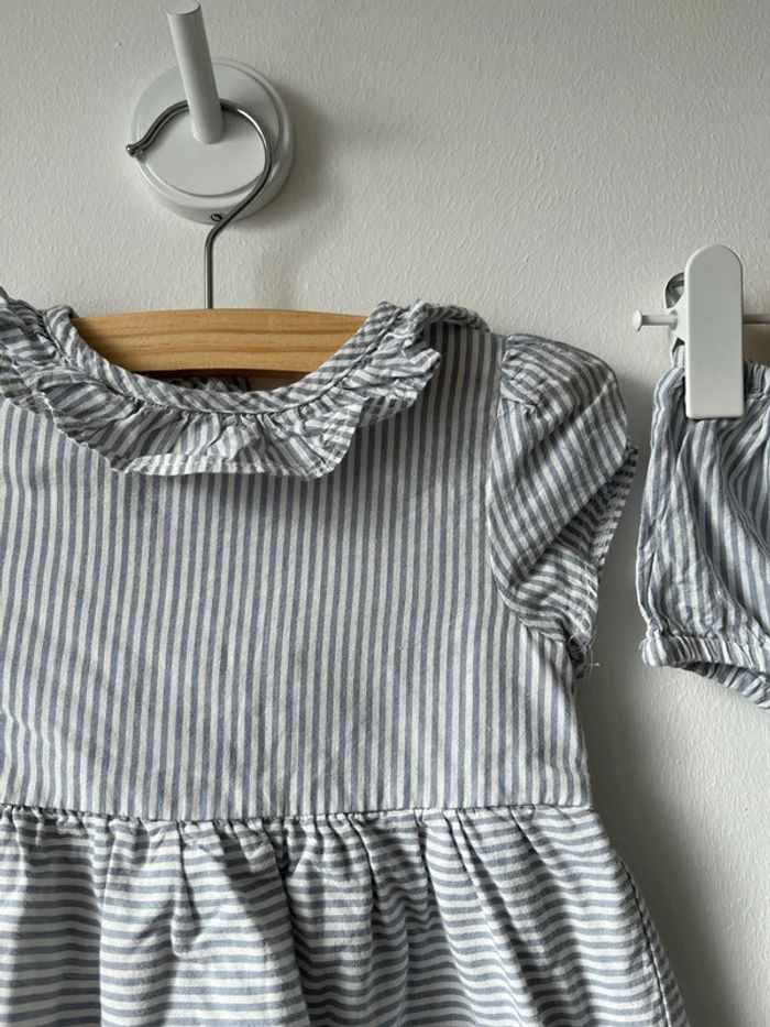 Robe à rayures + bloomer - photo numéro 2