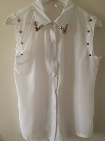 Haut blanc neuf taille S