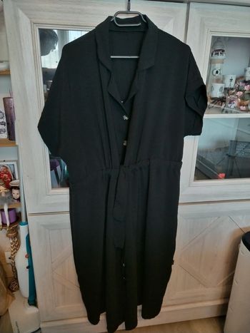 Robe longue noire shein