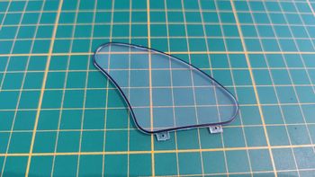 Vitre de custode AR gauche 84-1 numéro 84 n°84 pièce détachée Citroën 2CV 2 CV Charleston 1/8 1:8 1/