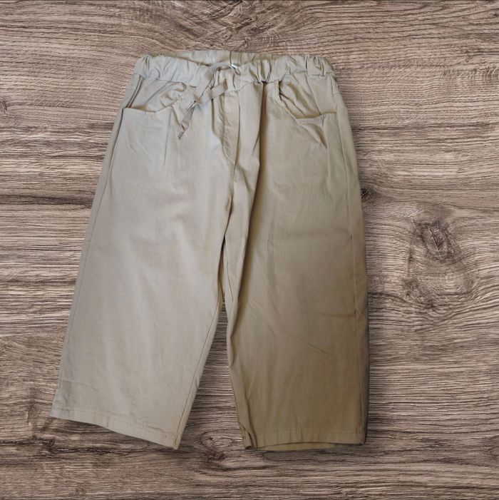 Pantacourt "magic" femme beige Made In Italy T.U - photo numéro 2