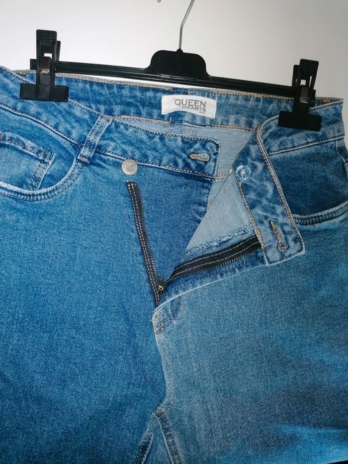 Jeans bi-couleurs M Queen Hearts - photo numéro 5