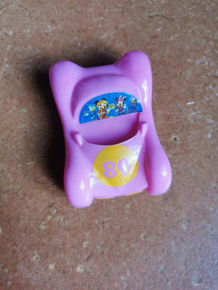 Voiture rose en plastique jouet - photo numéro 4