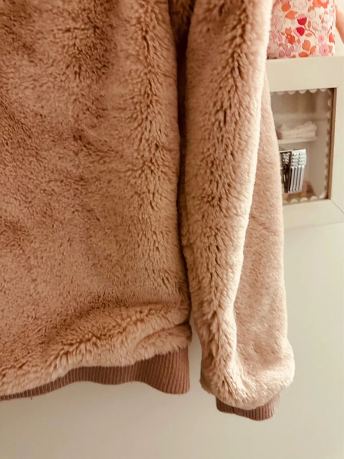Pull doudou fourrure rose - photo numéro 4