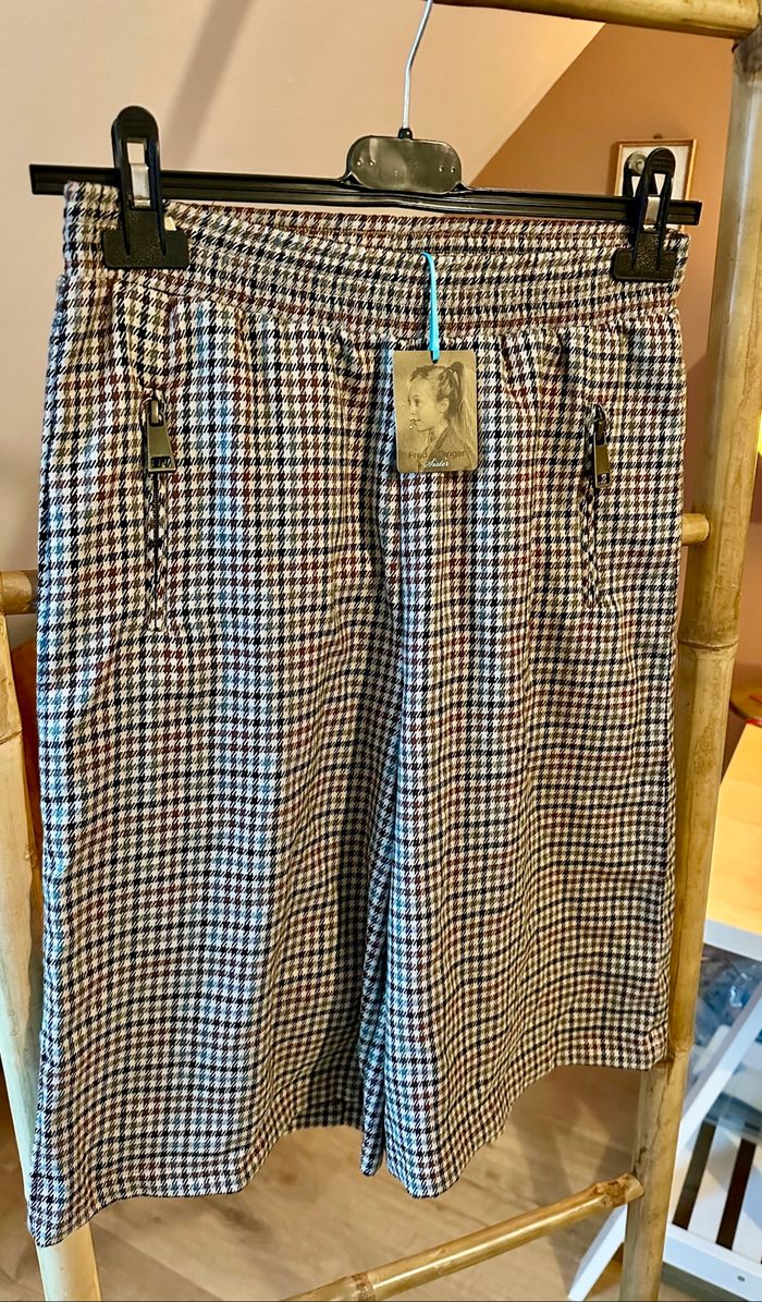 💜 Pantalon court motif écossais Fred & ginger singer taille 10 ans neuf avec étiquette 💜 - photo numéro 3