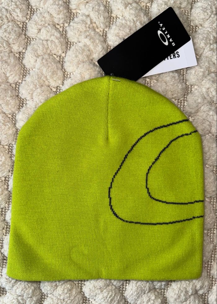 Bonnet Oakley Ellipse Vert / Jaune Neuf - photo numéro 2