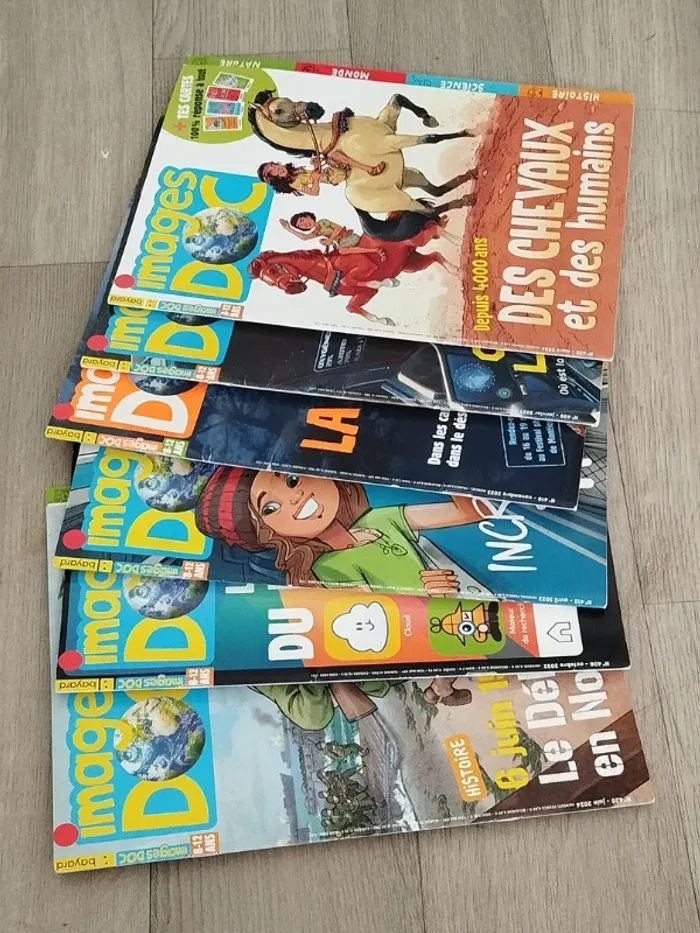 Lot de 6 magazines Images Doc année 2022-23-24 L067 - photo numéro 2