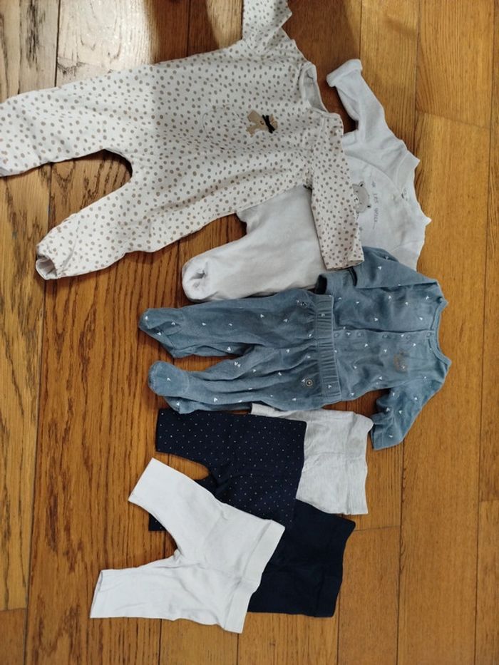 Lot vêtements naissance