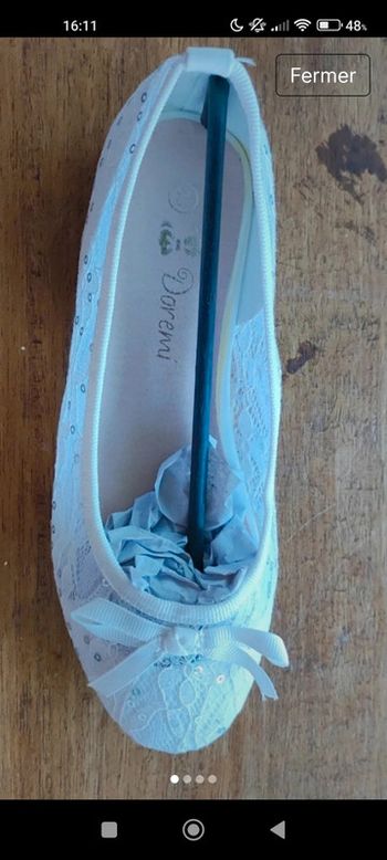 Très belles ballerines dentelles