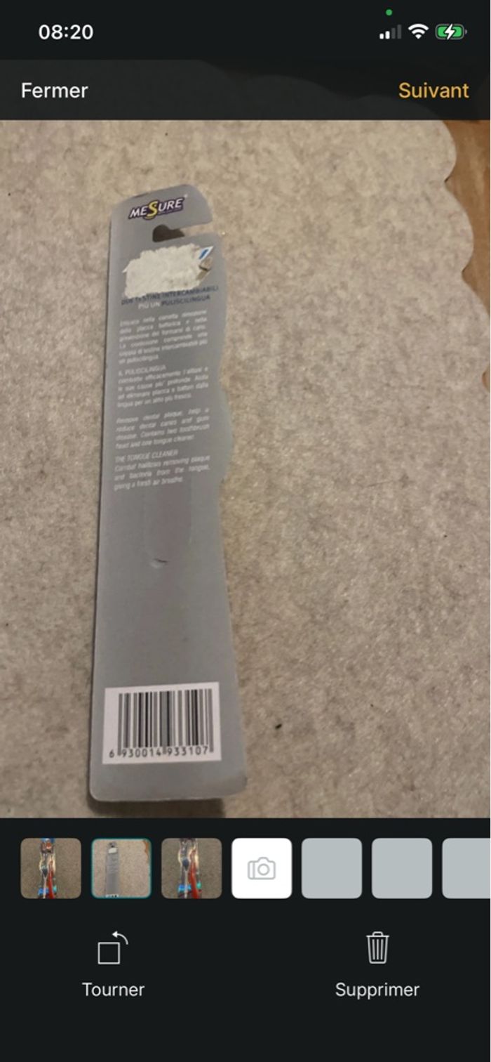 Brosse à dents Mesure neuve avec têtes interchangeables - photo numéro 3