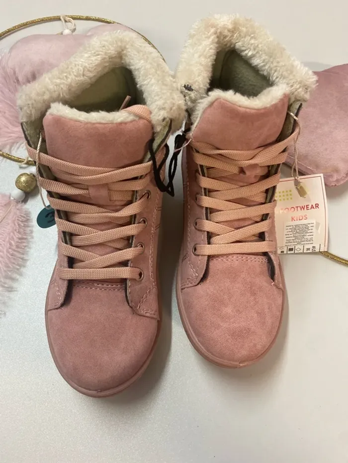 Bottines fille - rose - Neuf - Defacto - Taille 31 - photo numéro 3