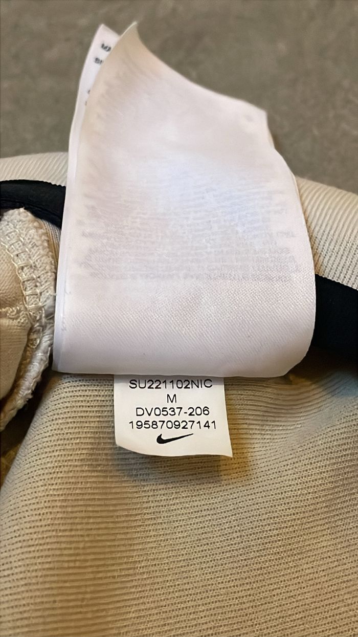 Veste Nike Tech Fleece Beige/Blanc à capuche - photo numéro 10
