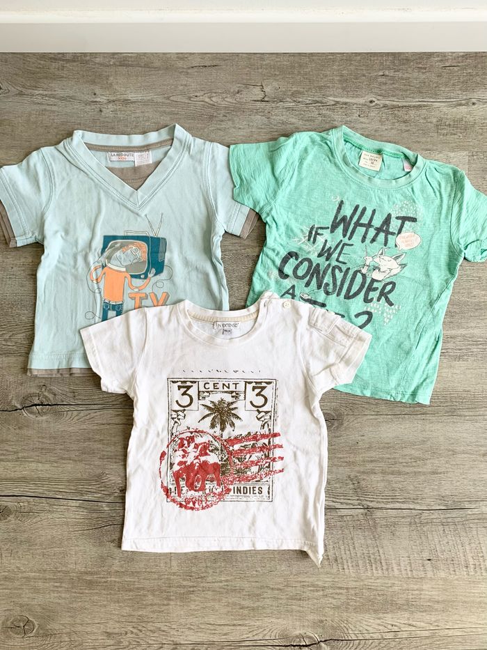 Lot de 3 t-shirt 2 ans - photo numéro 2