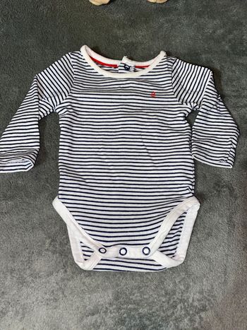 Body manches longues à rayures