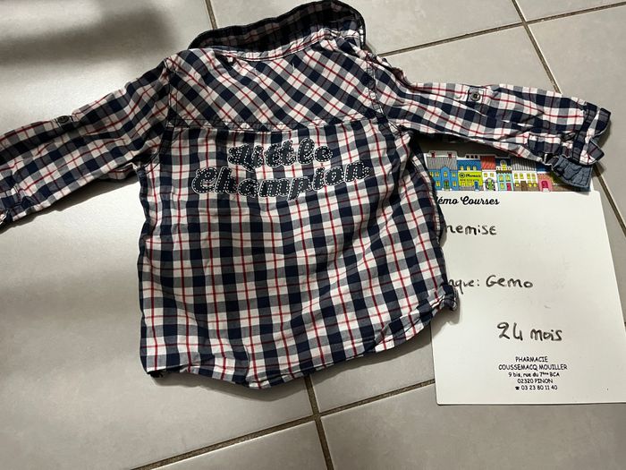 Chemise garçon 24 mois - photo numéro 3