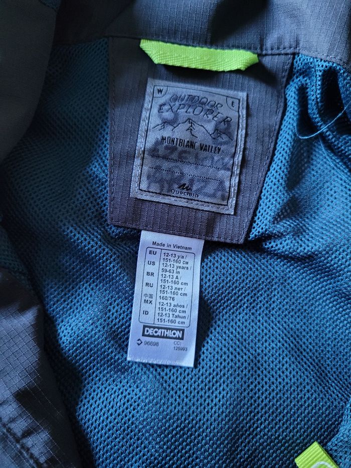 coupe vent imperméable queshua 12/13ans (7e) - photo numéro 8