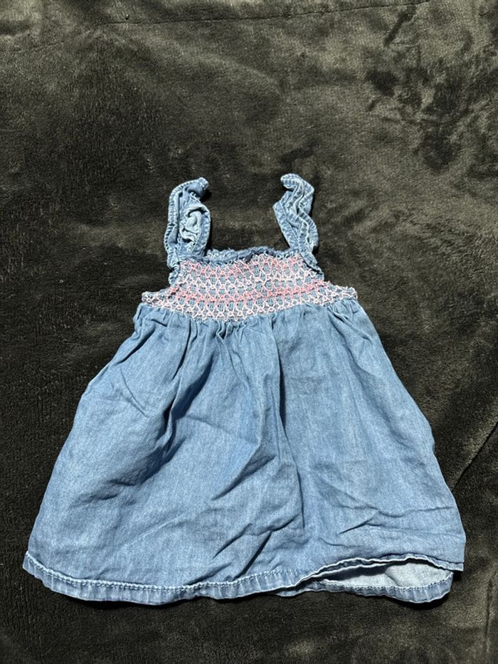 Petit robe jean bretelle