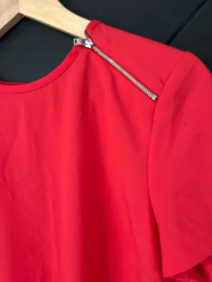 Robe rouge Zara - photo numéro 3