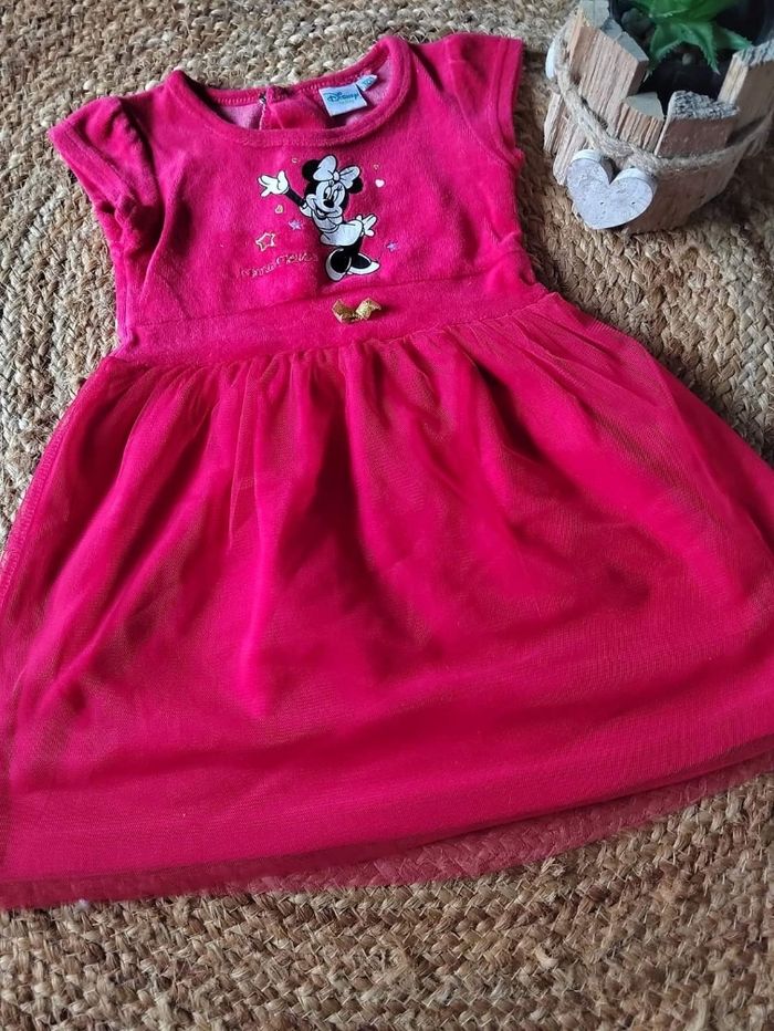 Robe rouge Minnie 12 mois