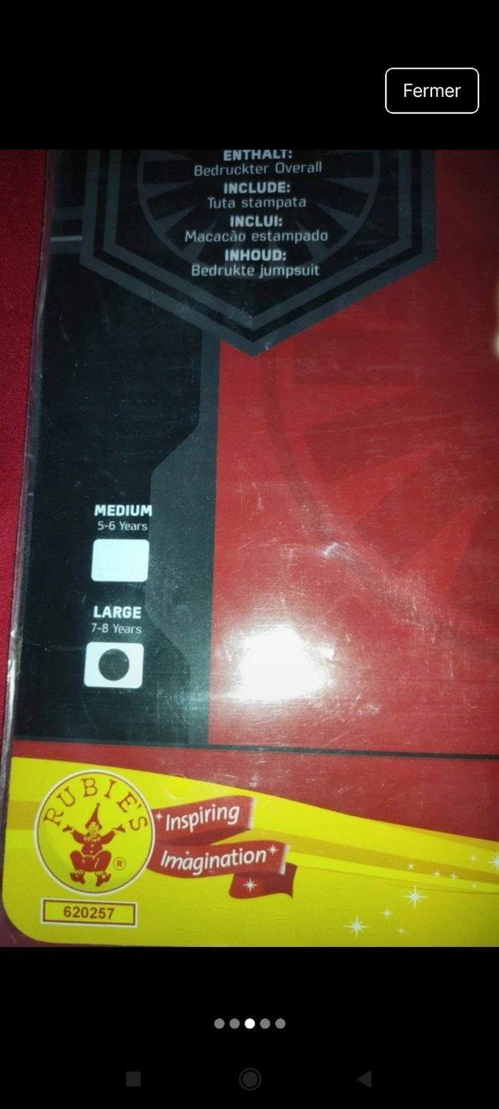 Déguisement neuf Star Wars - photo numéro 5