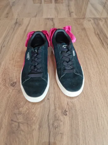 Puma Suède - nœud rose - 36