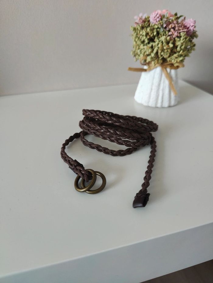 Ceinture tressée