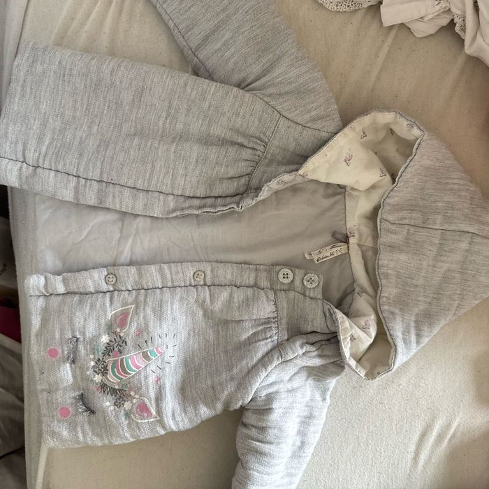 Manteau 6 mois gris