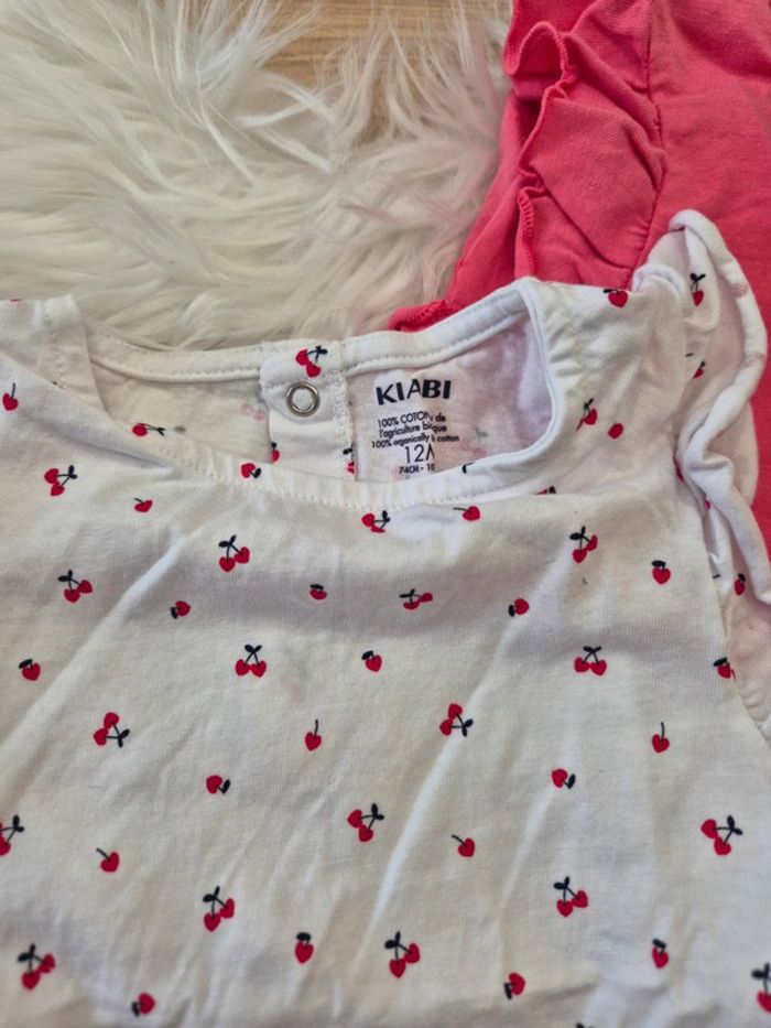 🌸 Lot 2 leggings et 4 t-shirts Kiabi 12 mois - photo numéro 11