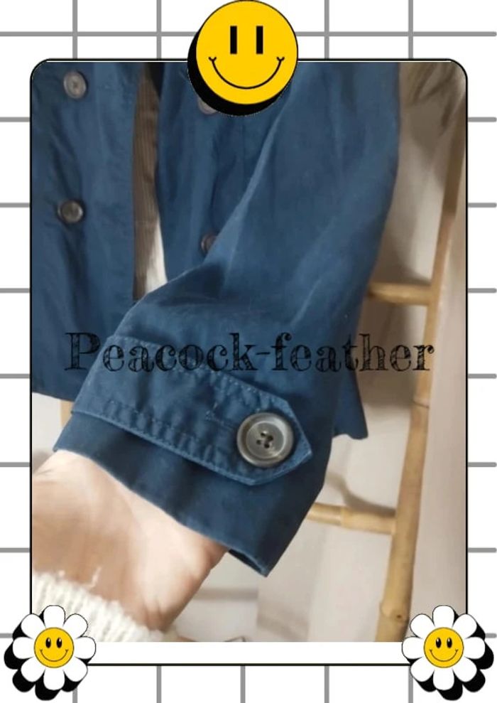 Veste caban bleue Pimkie 38 - photo numéro 4