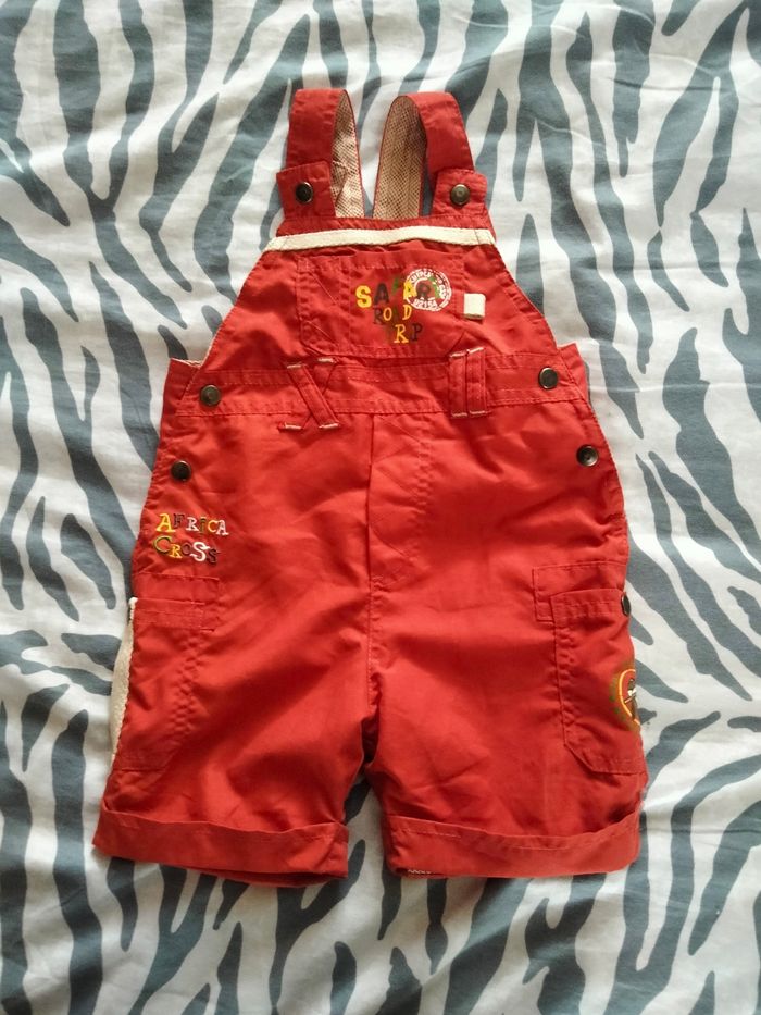 Salopette short bébé garçon