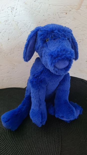Ecole des loisirs Peluche Chien Bleu