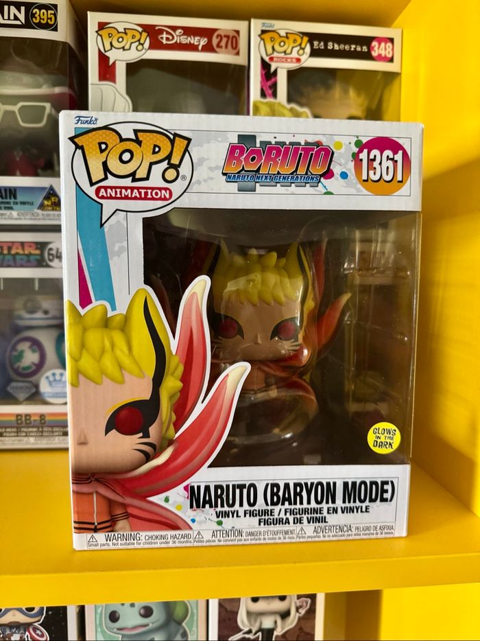 Funko Pop! Animation 1361 - Boruto : Naruto Next Generations - Naruto ( Baryon Mode ) - Glows In The Dark