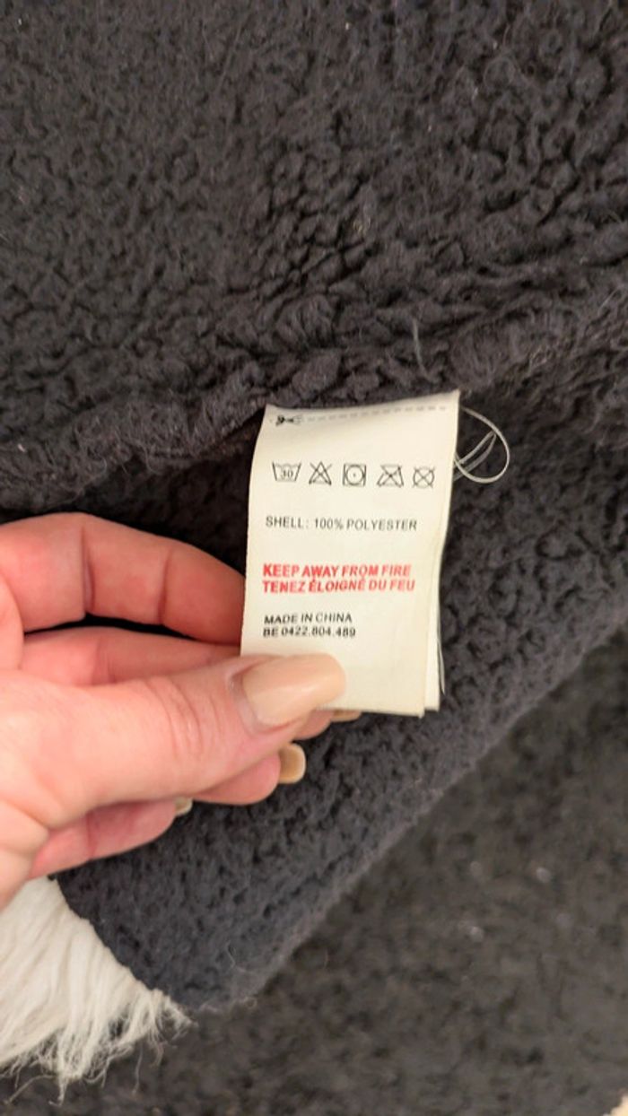 Manteau chaud noir foururu - photo numéro 9