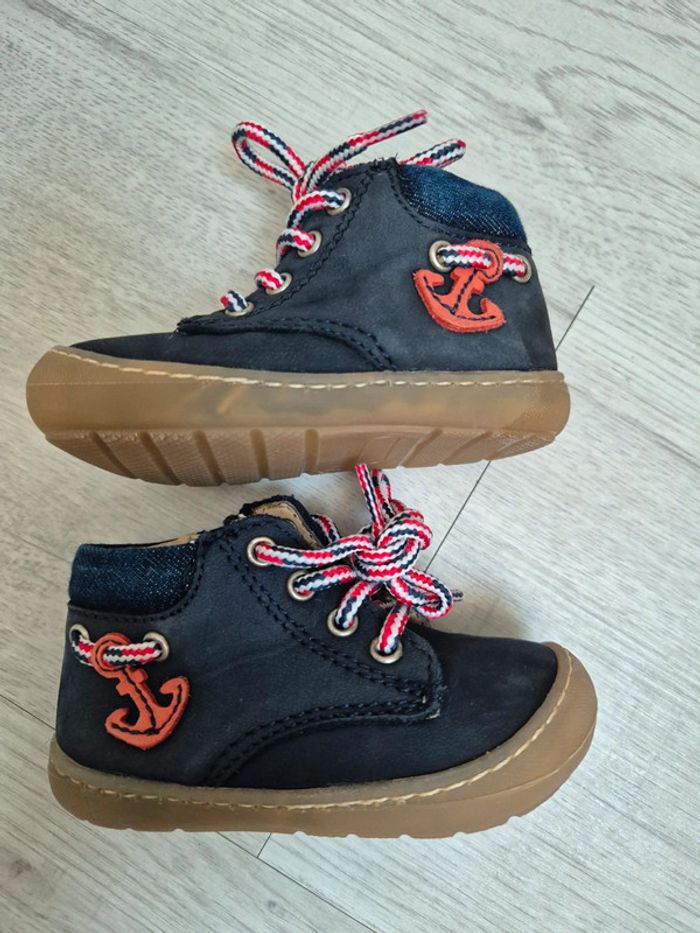 Chaussure ideal premier pas en cuir tres souple - photo numéro 5