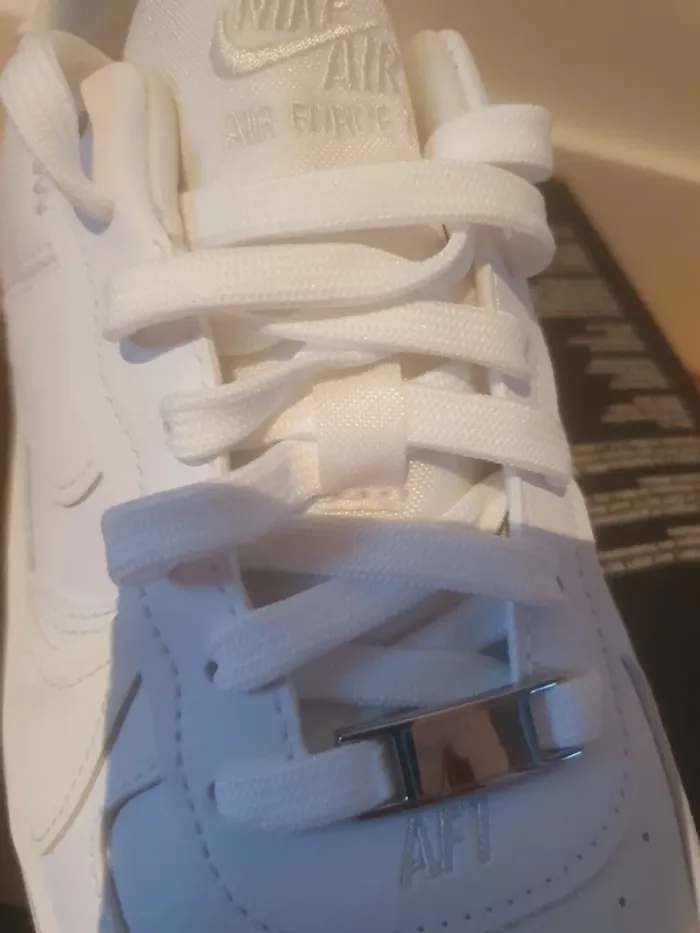 Nike Air Force 1 Plateforme "full white" (38) - photo numéro 5