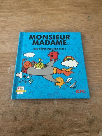 Livre KFC «Monsieur Madame des rêves plein la tête!»