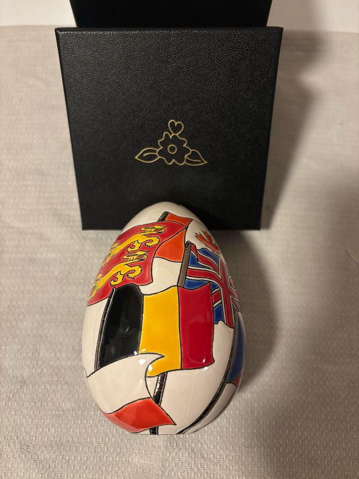 Émaux de Longwy D-Day œuf taille 2 NEUF - photo numéro 3